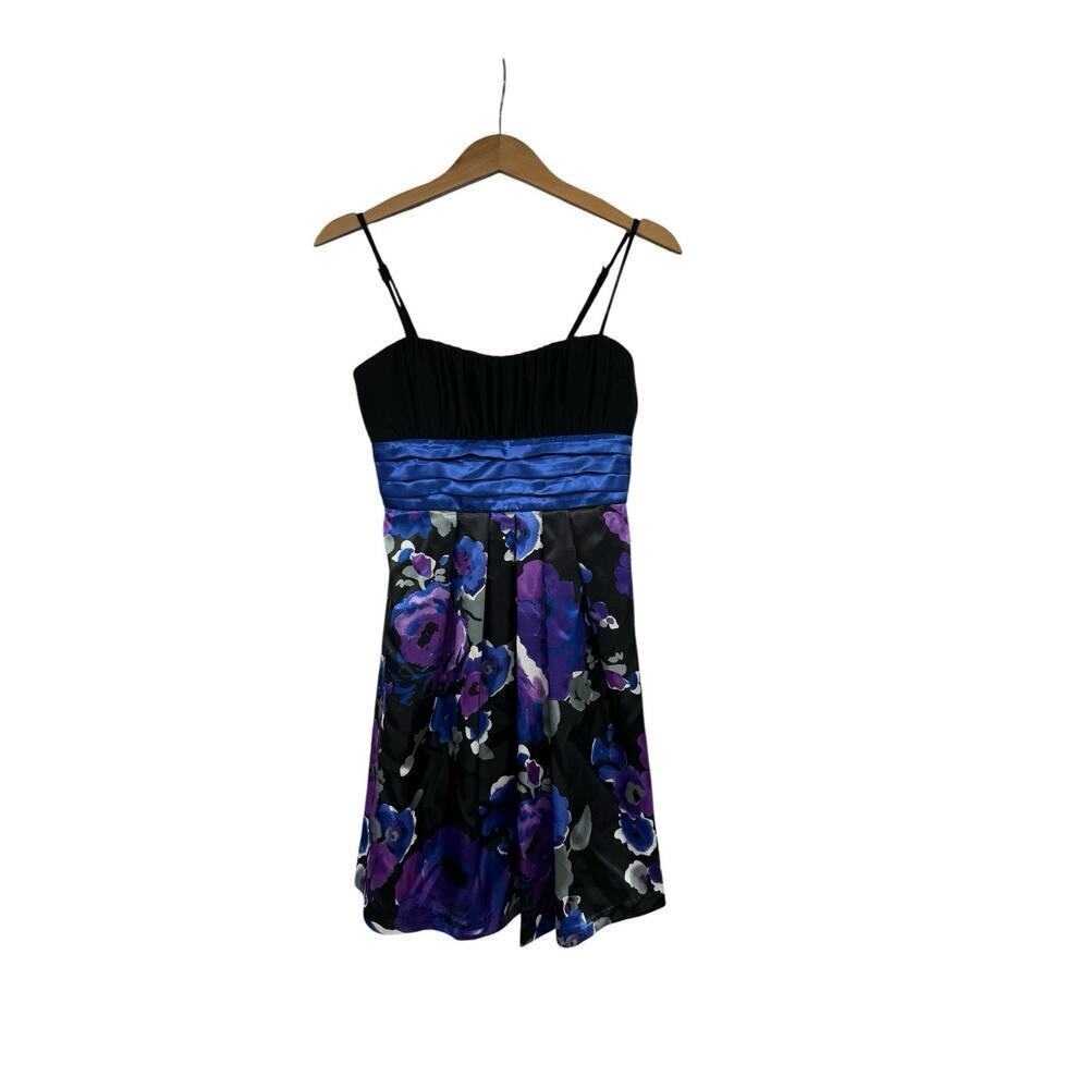 B Wear Too Y2K‎ Style Formal Dress Homecoming Dance Floral Color Block Juniors 5